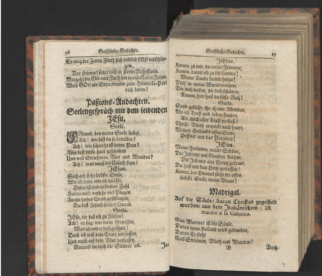 Passionsandachten, pagina 1