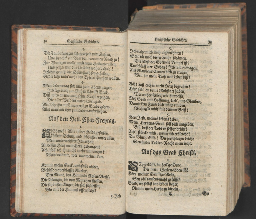 Auf Christi Begräbnis gegen Abend, tweede pagina